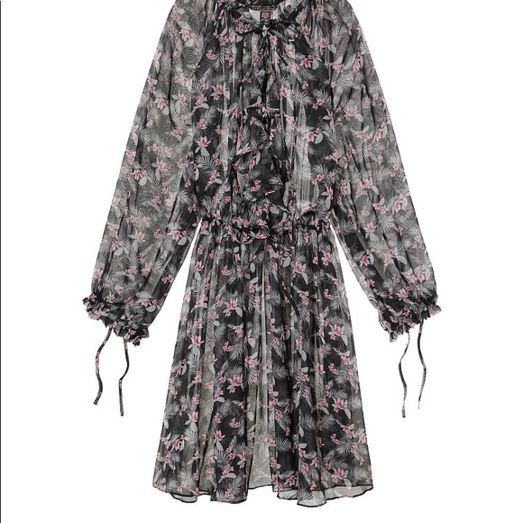 NWT Victoria’s Secret Floral Chiffon Duster - Picture 3 of 6